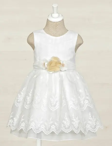 Abel&lula abito organza bordato