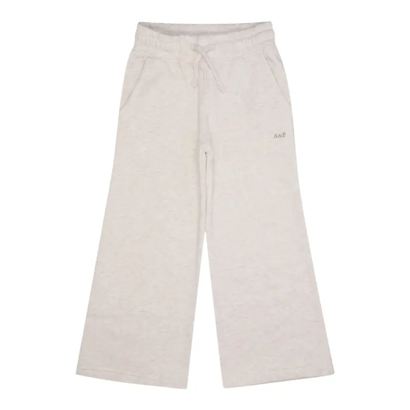Abercrombie Kids Pantalone Modello Tuta tinta unita Beige per Bambina