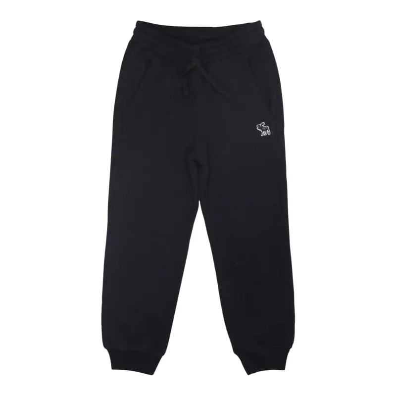 Abercrombie Kids Pantalone Modello Tuta tinta unita Nero per Bambino