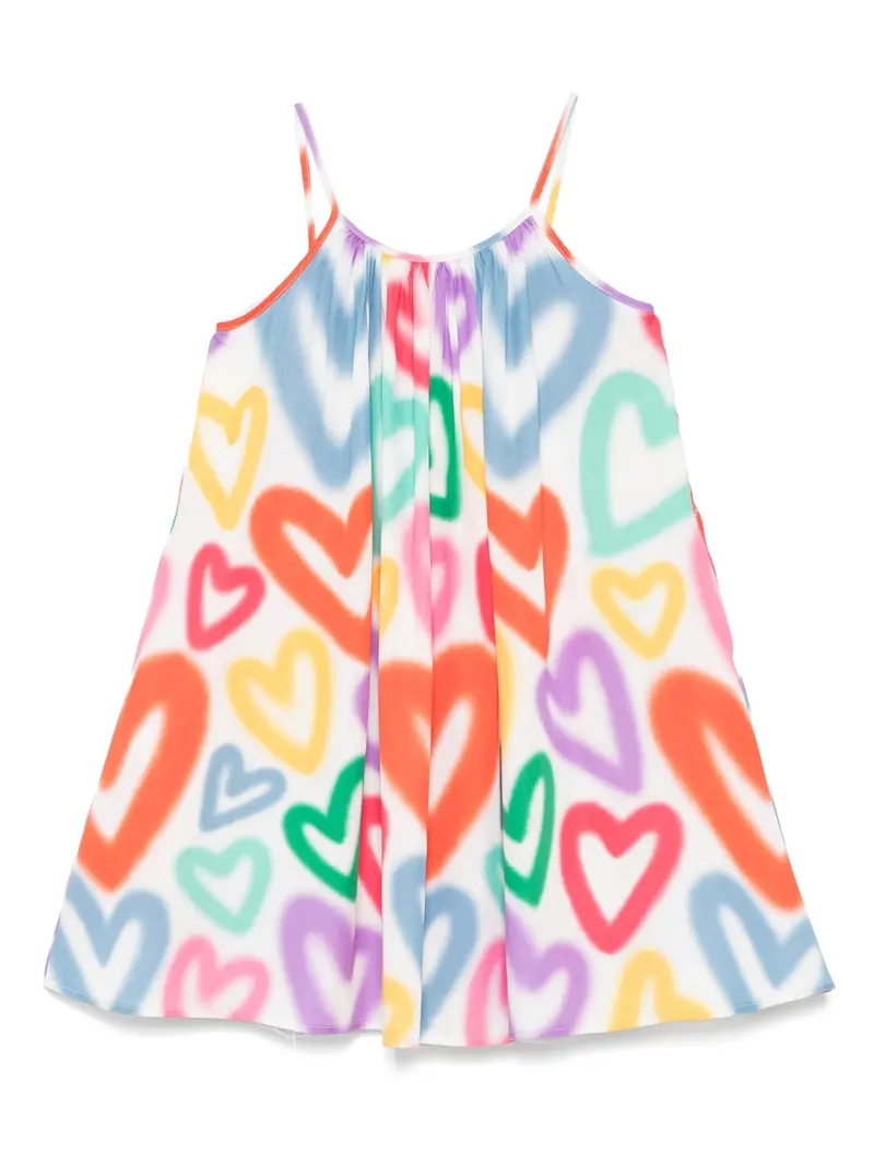 ABITO A CUORI MULTICOLOR STELLA MCCARTNEY