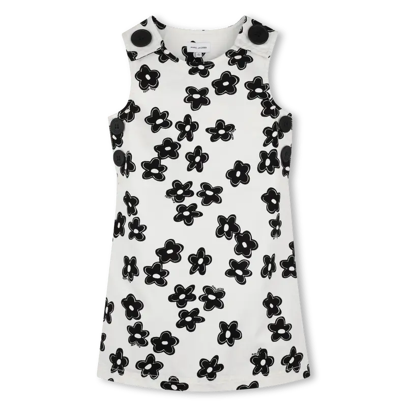 ABITO BIANCO CON STAMPA FLOREALE NERA MARC JACOBS