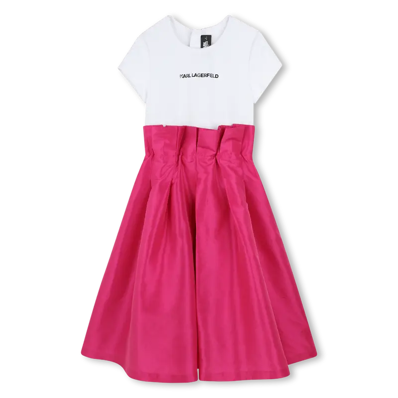 ABITO BIANCO-ROSA KARL LAGERFELD