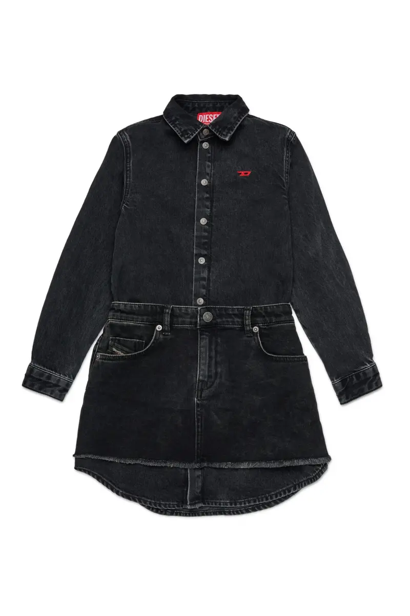 ABITO CAMICIA IN DENIM CON GONNA RIMOVIBILE DIESEL