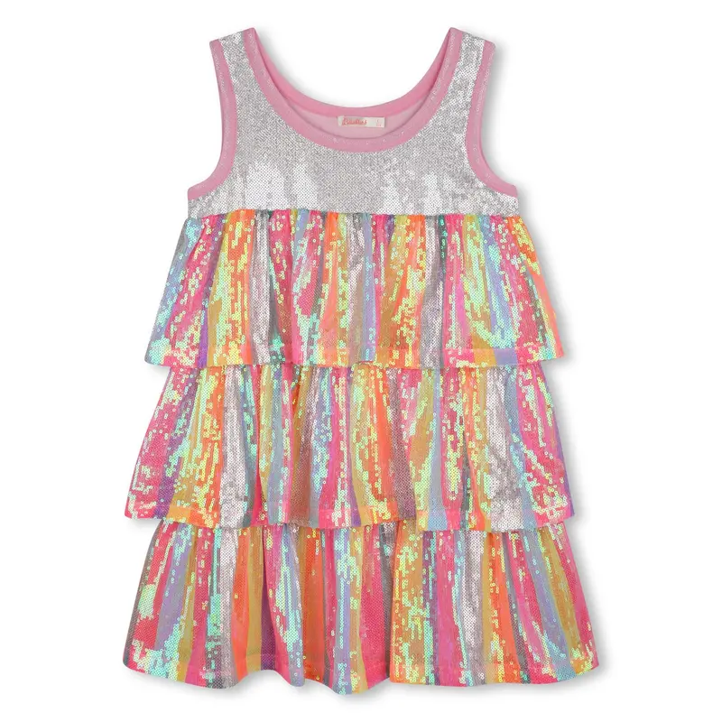 ABITO CON PAILLETTES MULTICOLOR BILLIEBLUSH