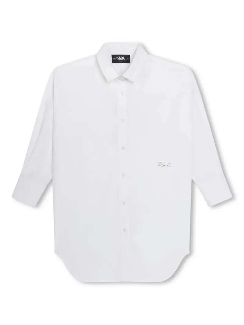 ABITO IN CAMICIA BIANCO KARL LAGERFELD