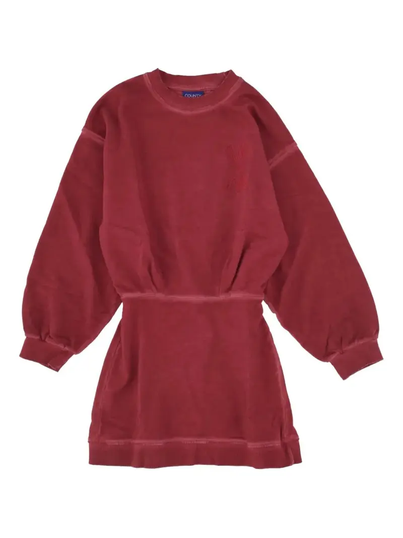 ABITO IN FELPA ROSSO CON LOGO MARCELO BURLON