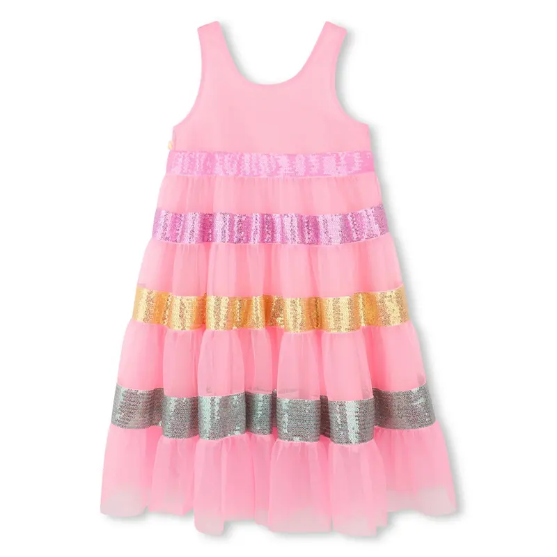 ABITO IN TULLE E PAILLETTES  ROSA BILLIEBLUSH