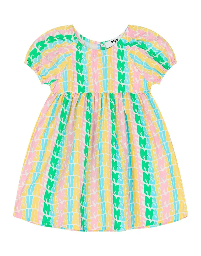 ABITO MULTICOLOR LOGATO MSGM