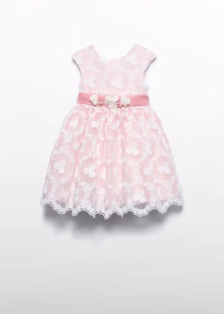 Abito Organza Ricamato Bambina