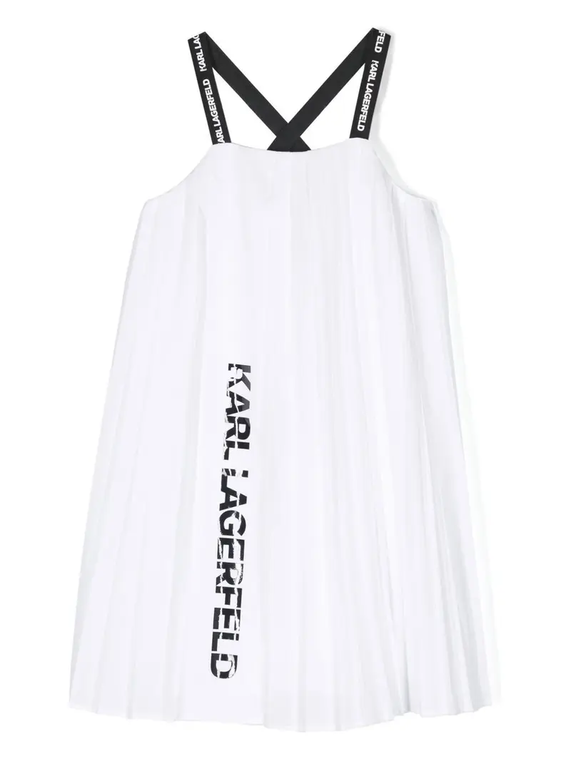 Abito per bambina Karl Lagerfeld Kids plissettato