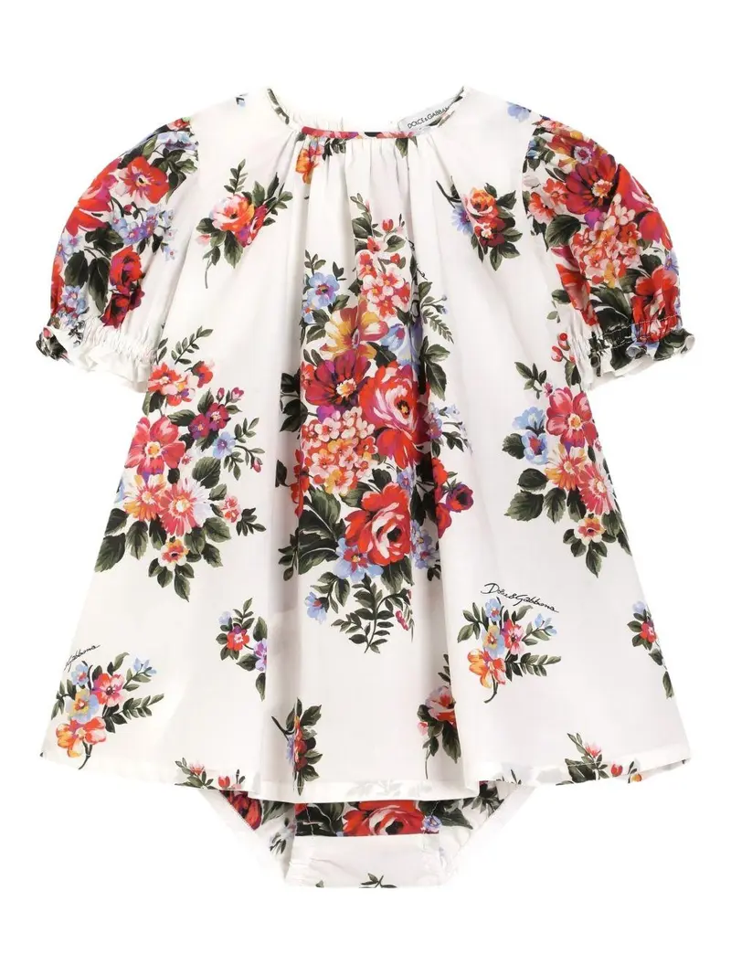 Abito per neonata Dolce & Gabbana Kids floreale
