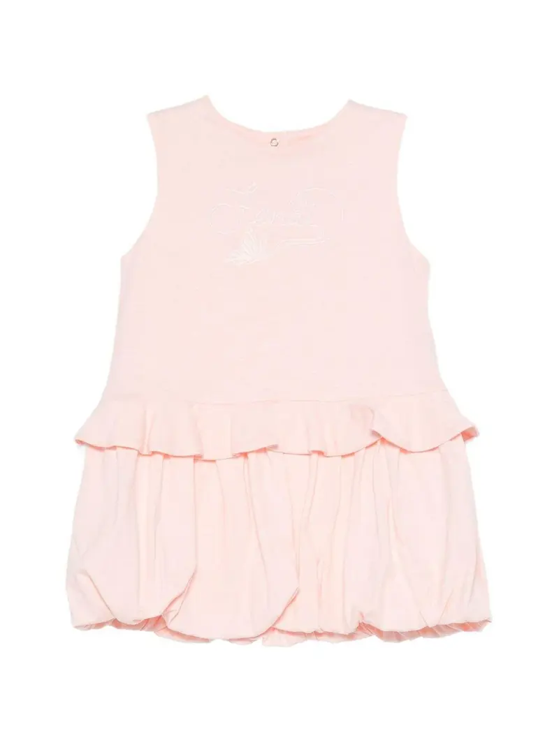 Abito per neonata Fendi Kids con ricamo