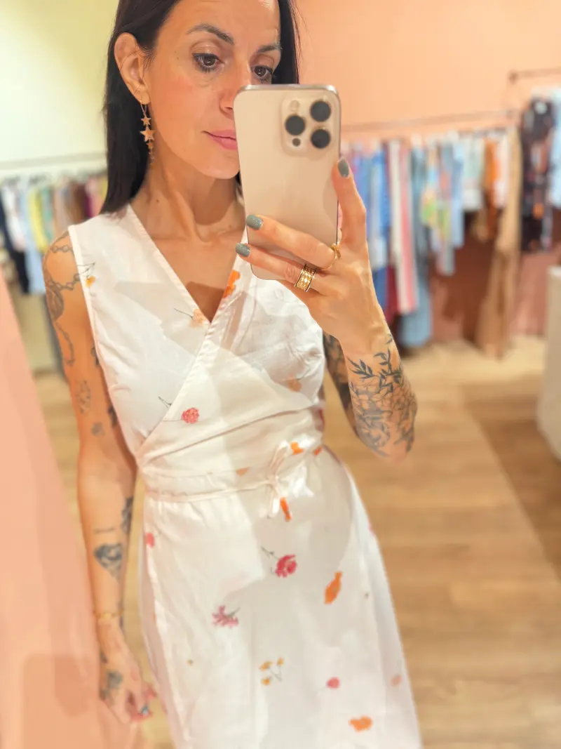 Abito Portafoglio Bloom cipria