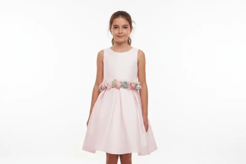 ABITO RAGAZZA MIKADO BIANCO