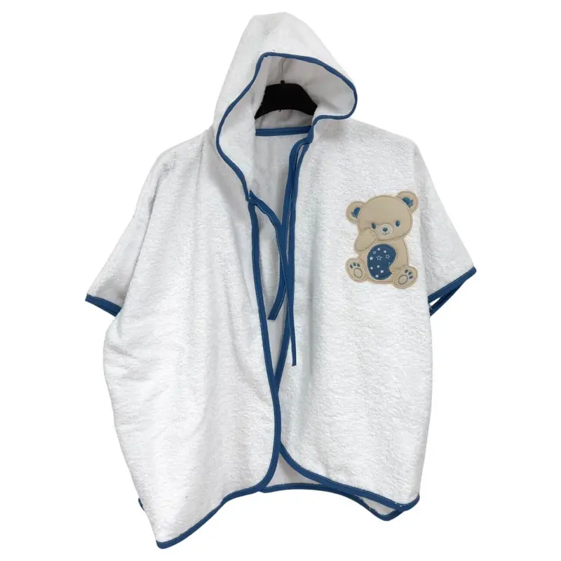 Accappatoio Poncho Spugna 2/5 Anni