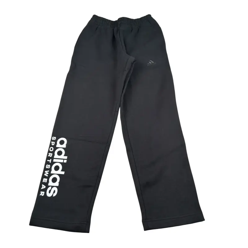 Adidas Pantalone Tuta Tint Unita con Logo Nero per Bambino