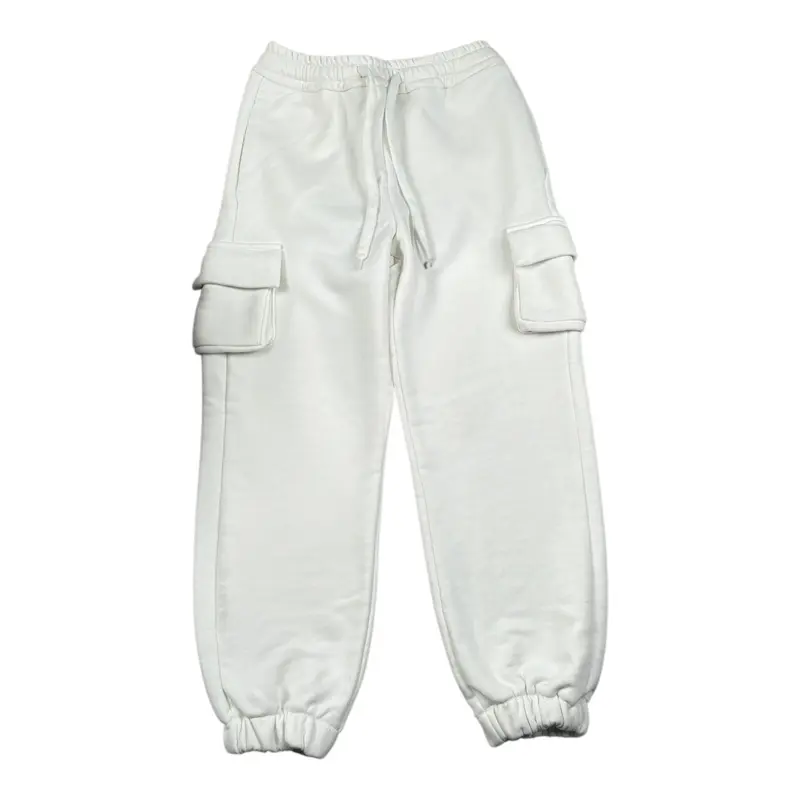 Amiuni Pantalone Modello Tuta tinta unita Bianco per Bambina