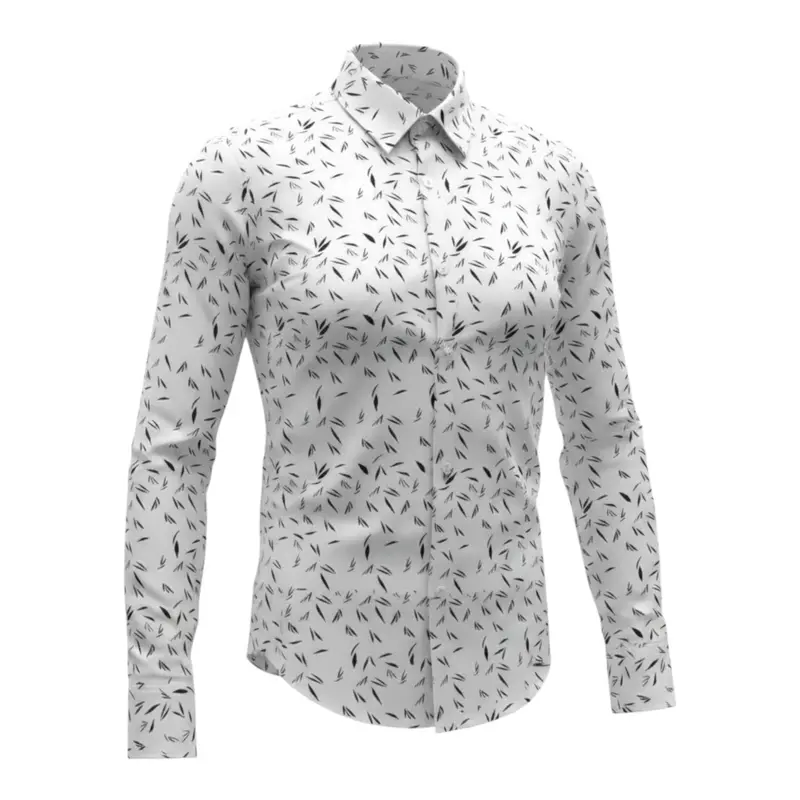 Antony Morato Camicia tinta unita con Fantasia Bianco per Bambino