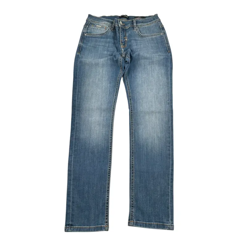Antony Morato Jeans tinta unita con Girovita Regolabile Azzurro per Bambino