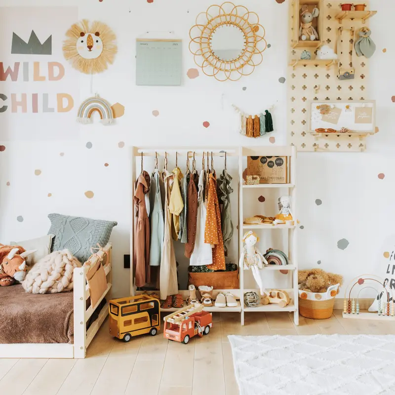 Appendiabiti Montessori per Bambini