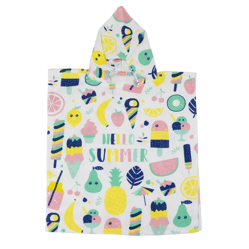Asciugamano poncho per bambini