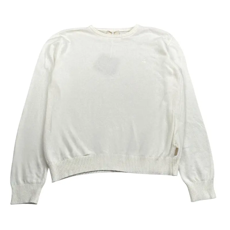 At.P.Co. Maglia tinta unita Girocollo Bianco per Bambino