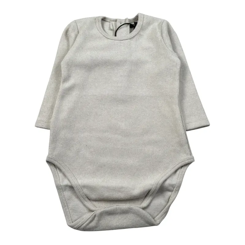 Aventiquattrore Body Manica Lunga tinta unita Beige per Neonato