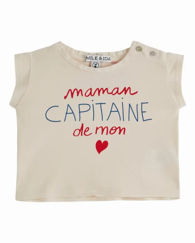 BABY - TEE SHIRT COTON BIO CAPITAINE