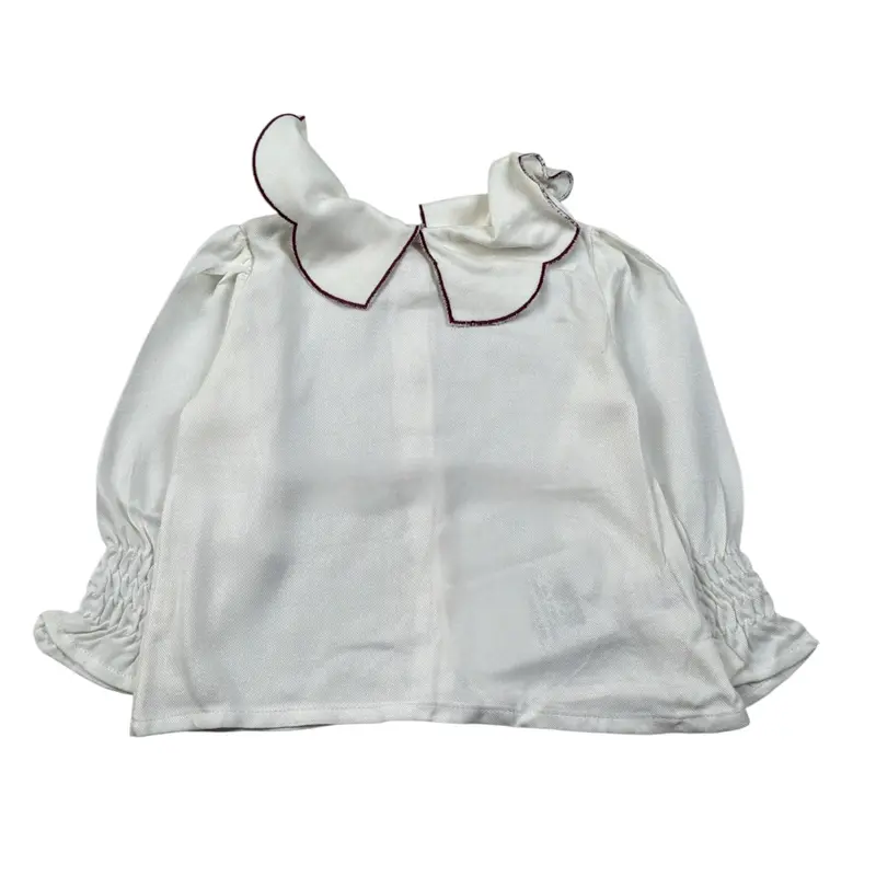 Baby Vip Camicia Manica Lunga tinta unita Panna per Neonata