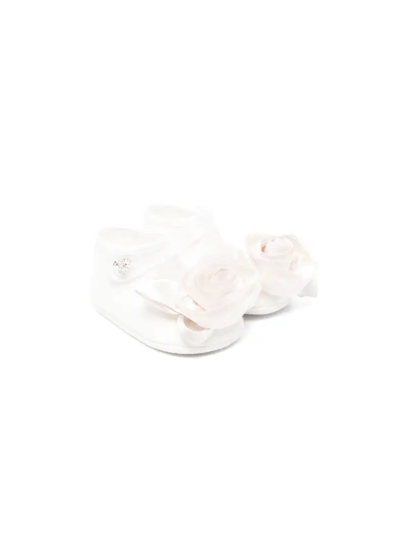 Ballerine per neonata Monnalisa con fiocco