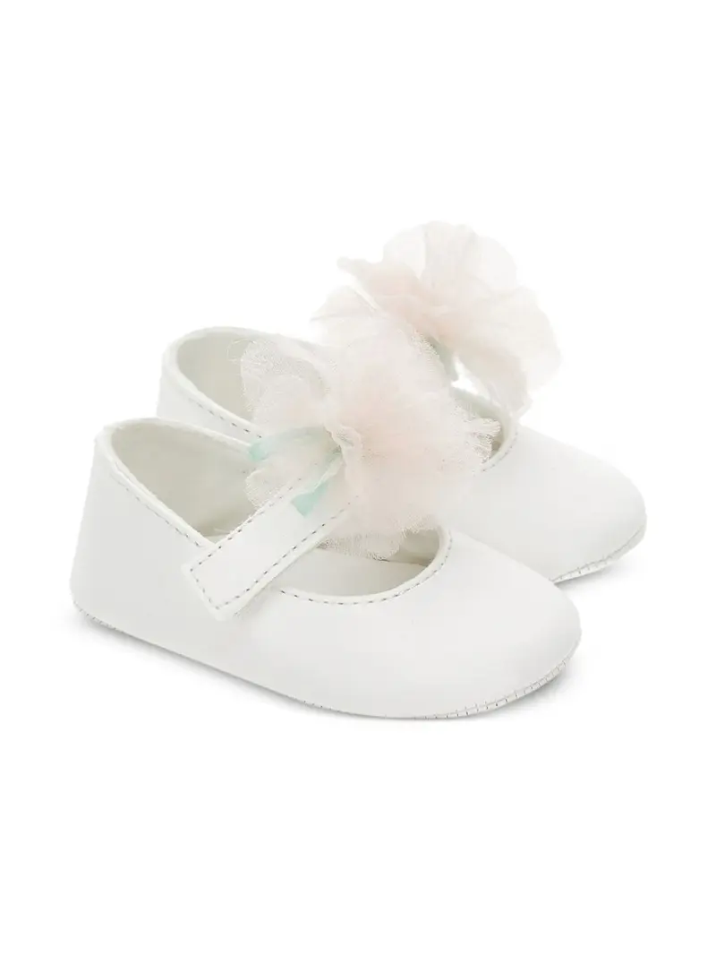 Ballerine per neonata Monnalisa con fiore