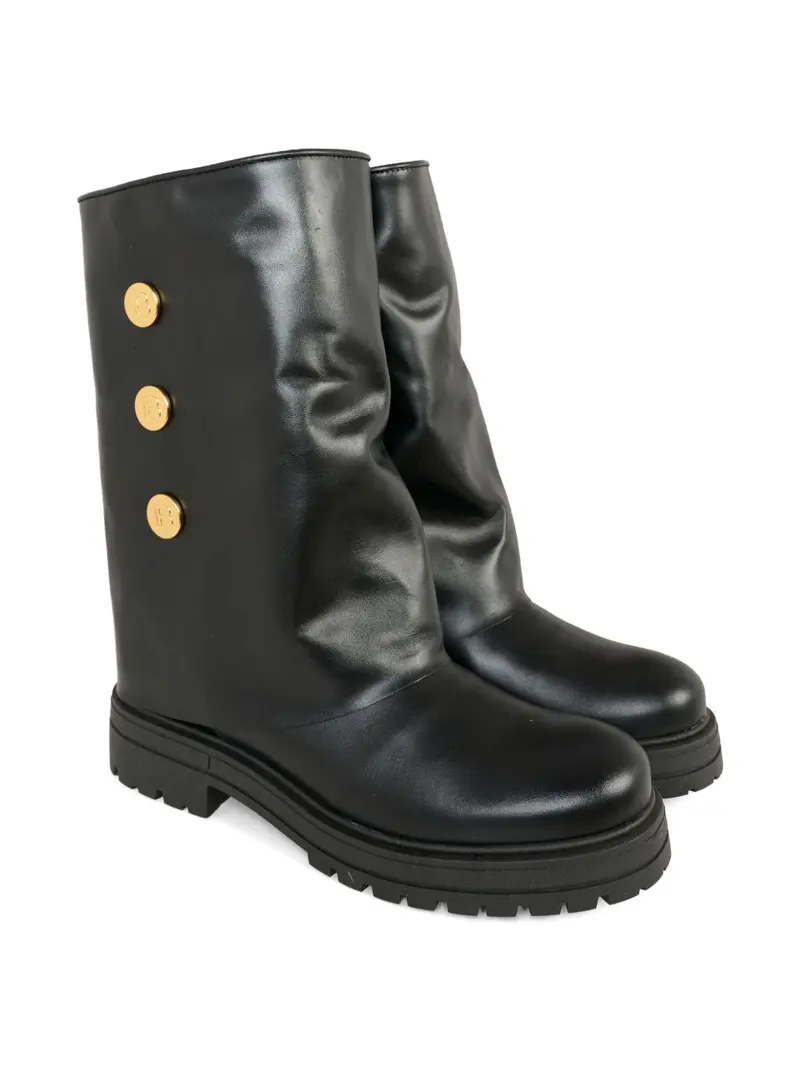 Balmain Kids stivali in pelle
