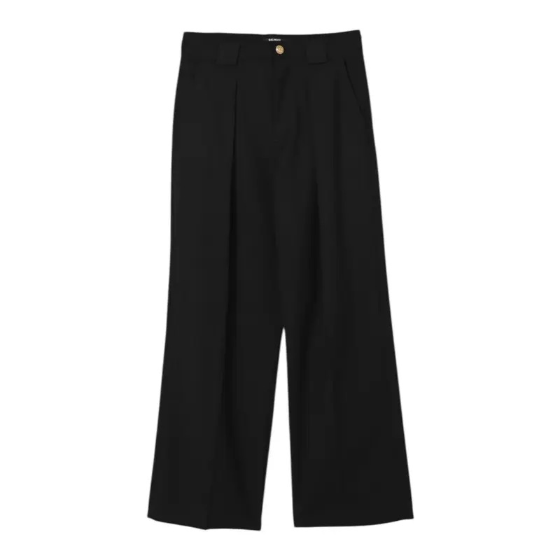 Balmain Pantalone tinta unita Elegante Nero per Bambina