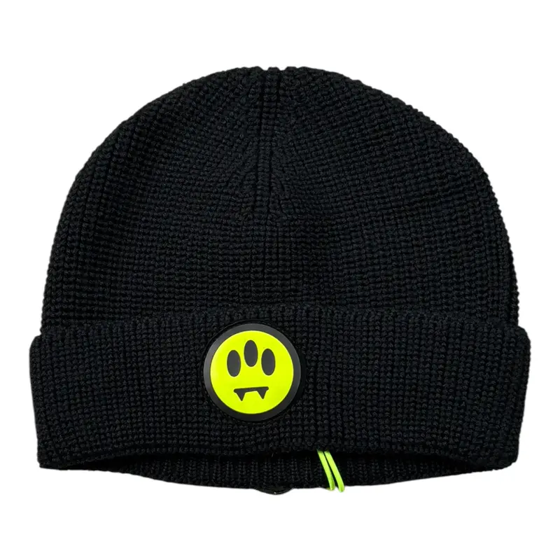 Barrow Kids Cappello tinta unita con Logo Nero per Bambina