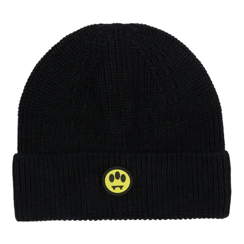 Barrow Kids Cappello tinta unita con Logo Nero per Bambina