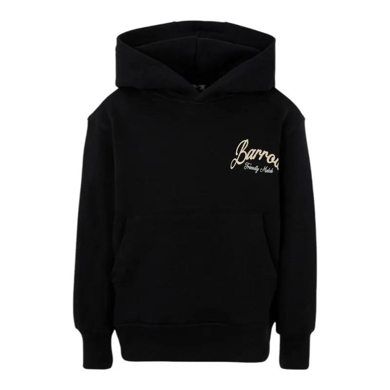 Barrow Kids Felpa Chiusa con Cappuccio tinta unita Nero per Bambino