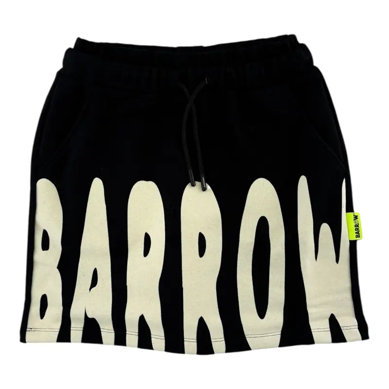 Barrow Kids Gonna tinta unita con Logo Nero per Bambina