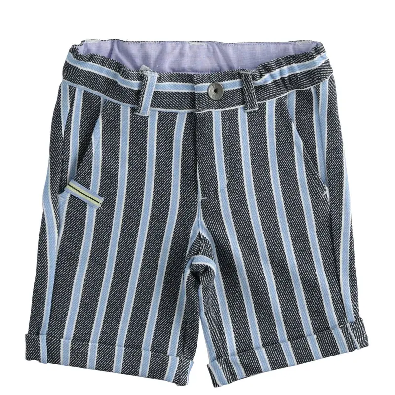 Bermuda bambino iDo in cotone mille righe