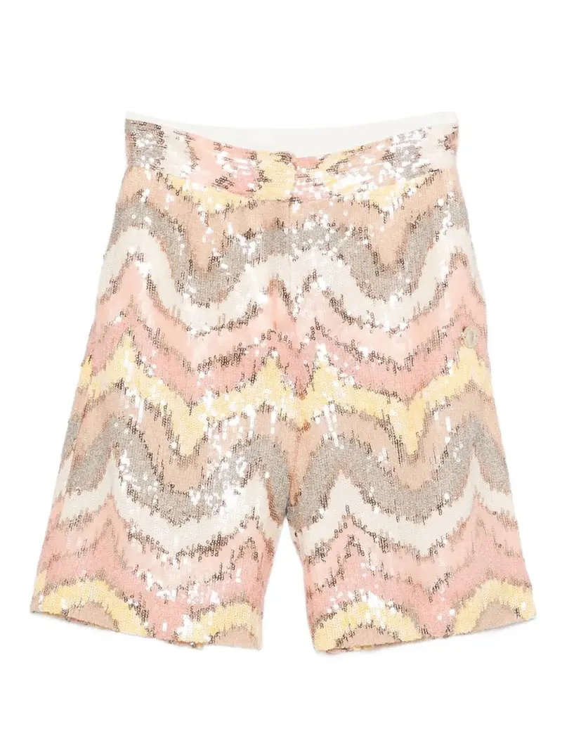 BERMUDA CON PAILLETTES MULTICOLORE MISSONI