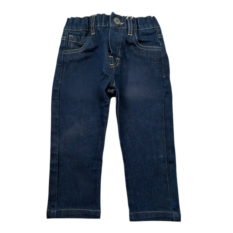 Bikkembergs Jeans tinta unita con Elastico In Vita Blu per Neonato