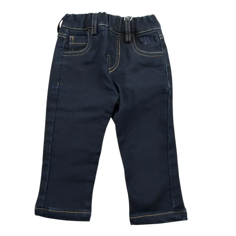Bikkembergs Jeans tinta unita con Elastico In Vita Blu per Neonato