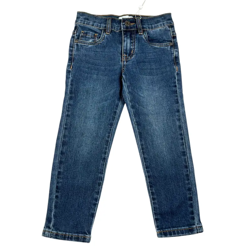 Bikkembergs Jeans tinta unita con Girovita Regolabile Blu per Bambino