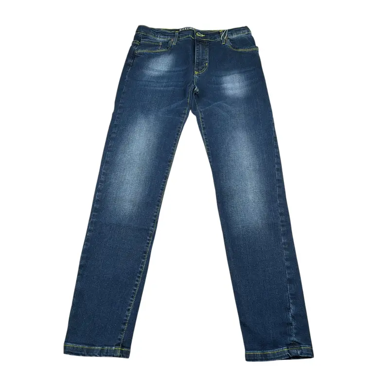 Bikkembergs Jeans tinta unita con Girovita Regolabile Blu per Bambino