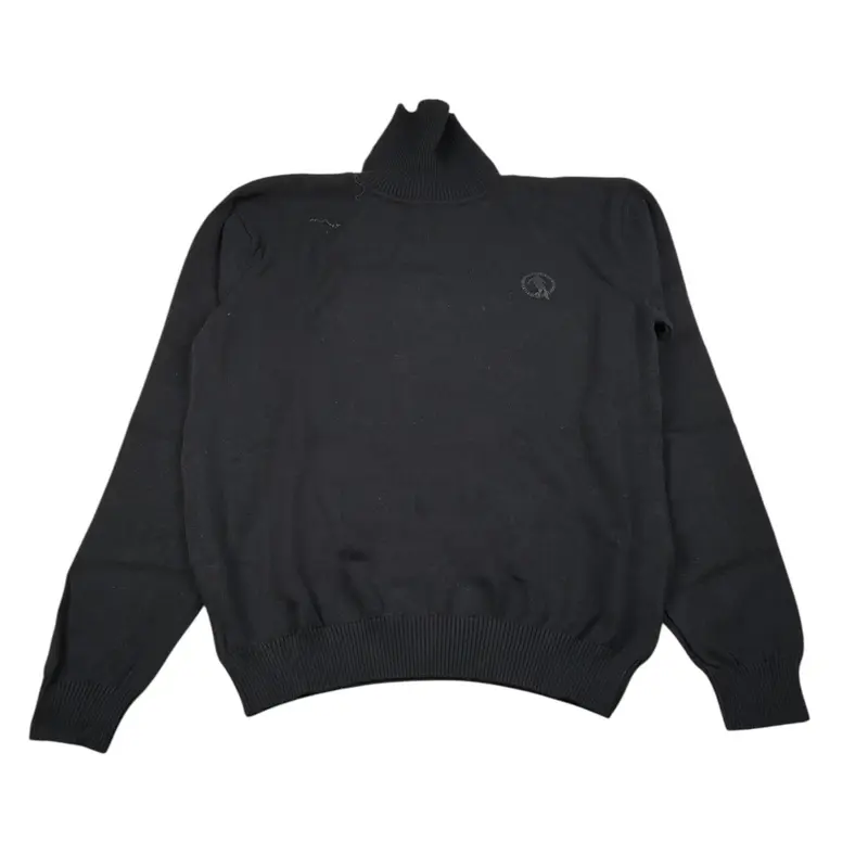 Bikkembergs Maglia Collo Alto tinta unita Nero per Bambino