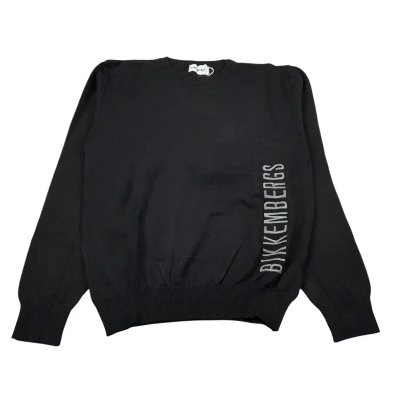 Bikkembergs Maglia Girocollo tinta unita Nero per Bambino