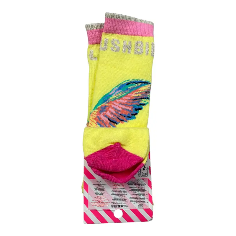 Billieblush Calzini tinta unita con Stampe Giallo per Bambina