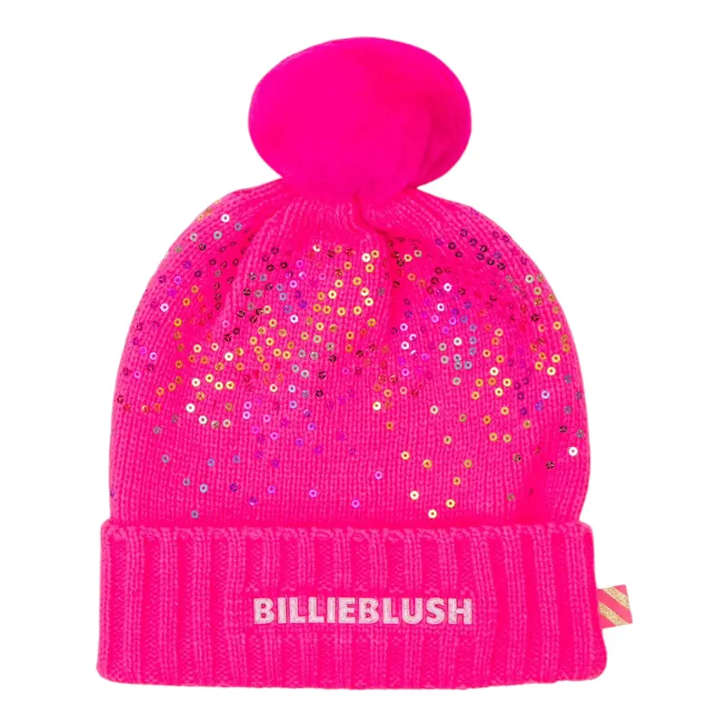Billieblush Cappello tinta unita Rosa Fluo per Bambina