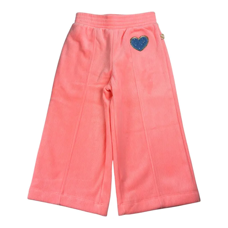 Billieblush Pantalone tinta unita Modello A Palazzo Rosa per Bambina