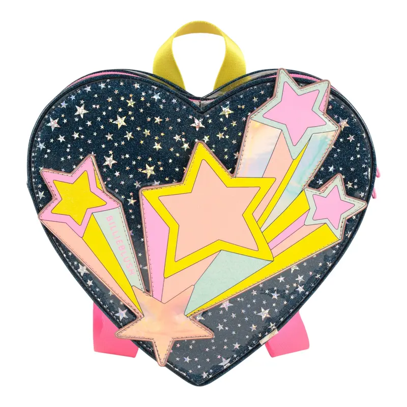 Billieblush Zaino A Forma Di Cuore tinta unita con Applicazioni Blu per Bambina