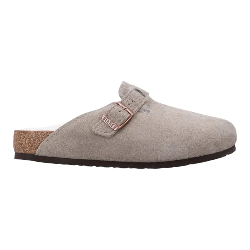 Birkenstock Ciabatta tinta unita Beige per Bambino